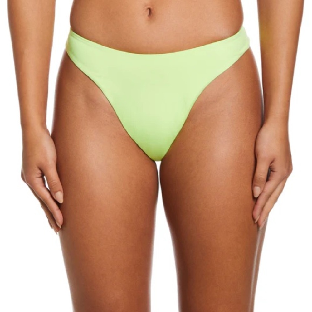 Nike Swim Women's Essential Sling Bikini Bottom
 - color: Volt Glow